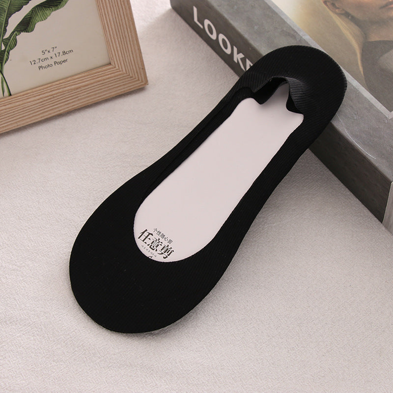 Women's Summer Non-slip Cotton Bottom Breathable Shallow Mouth Ice Stockings