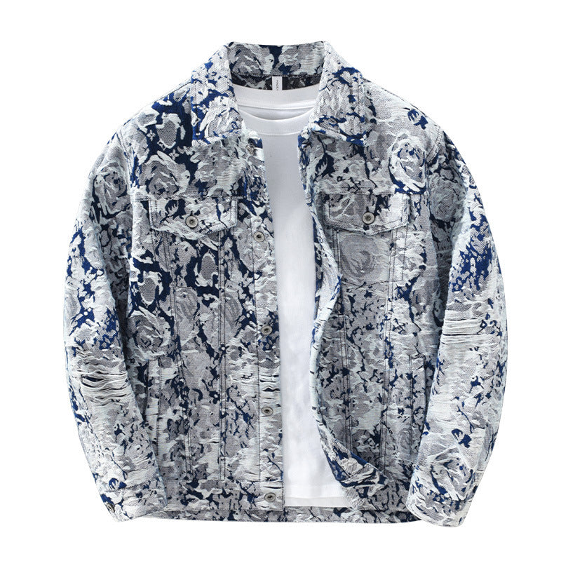 Mode: Ny Jacquard Denimfrakke til Mænd
