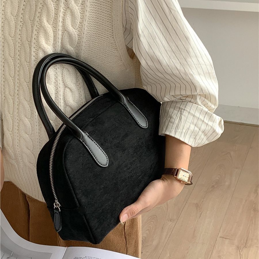 Large Capacity Suede Handbag For Women