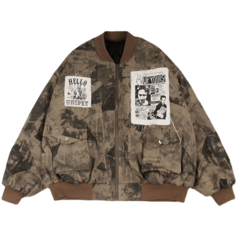 Women's Tie Dye All Match Retro Jacket