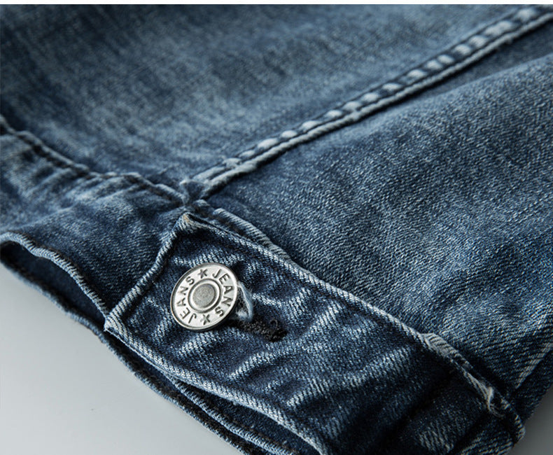 Plus Size Men's Denim Clothes Jacket Coat