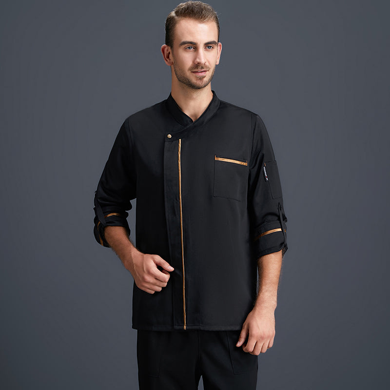 Chef Work Clothes Men's Short-sleeved Breathable High-grade