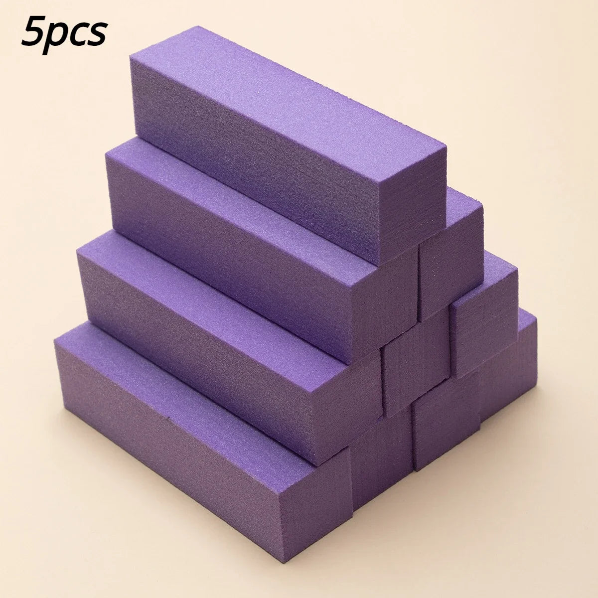 Nail White Tofu Block Color High Foaming Four Sides Grinding Block