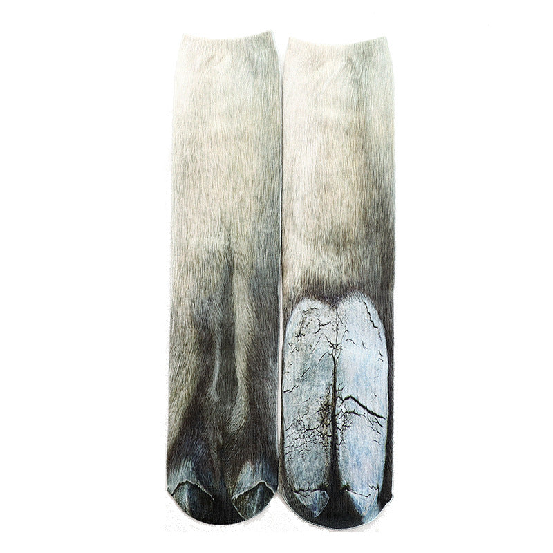 animal print socks 3D