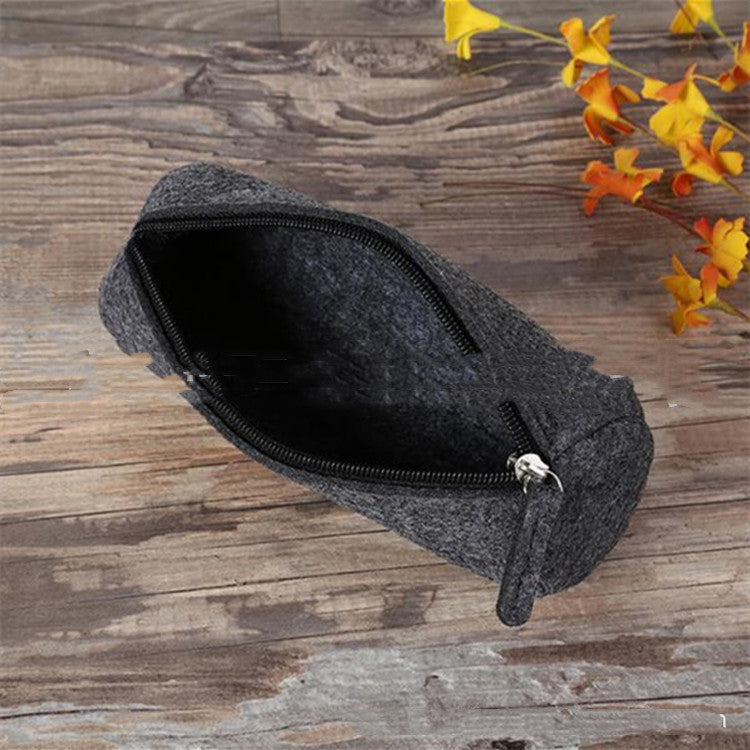 College Student's Portable Felt Pencil Case