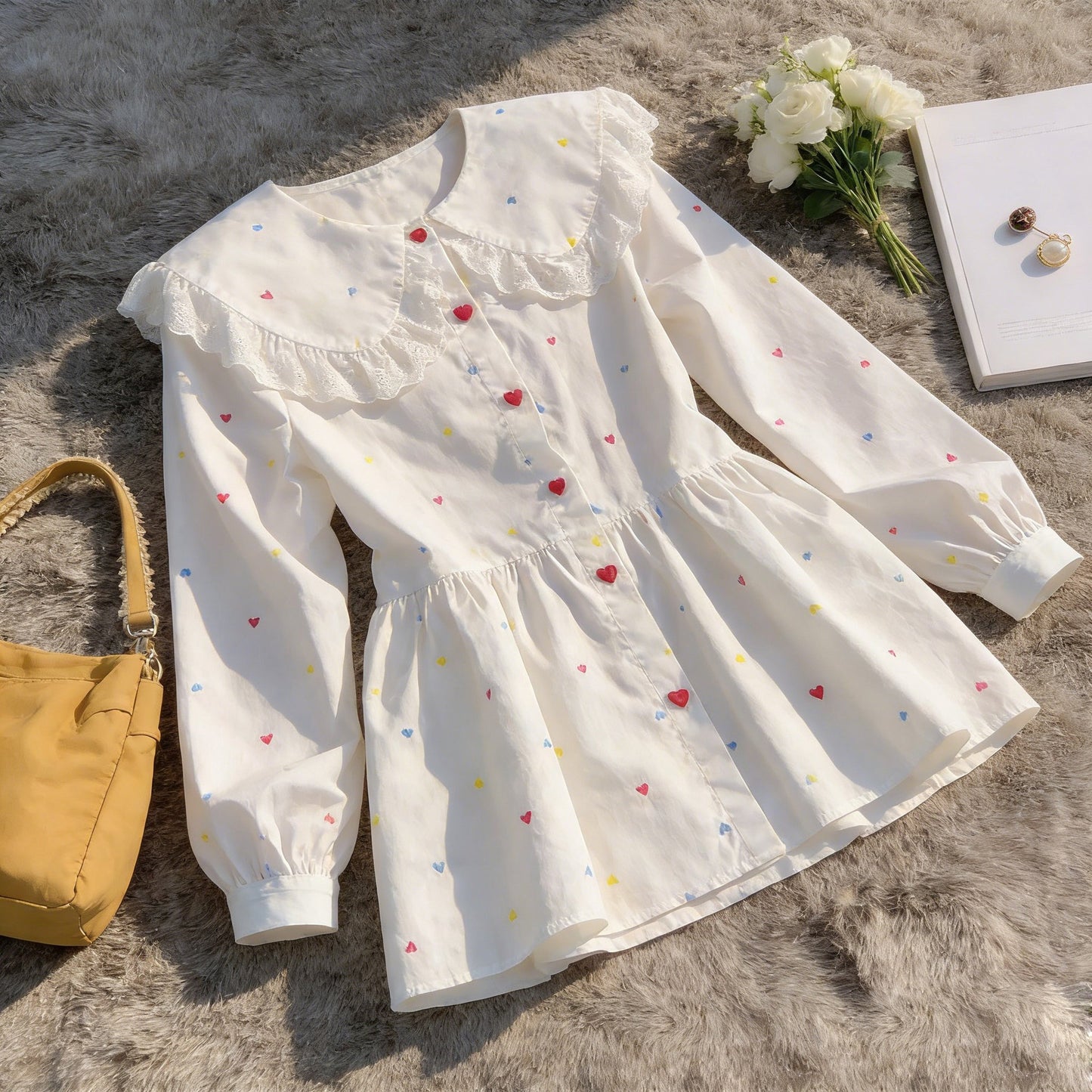 New Age-reducing Printed Long-sleeve Slimming Short Skirt