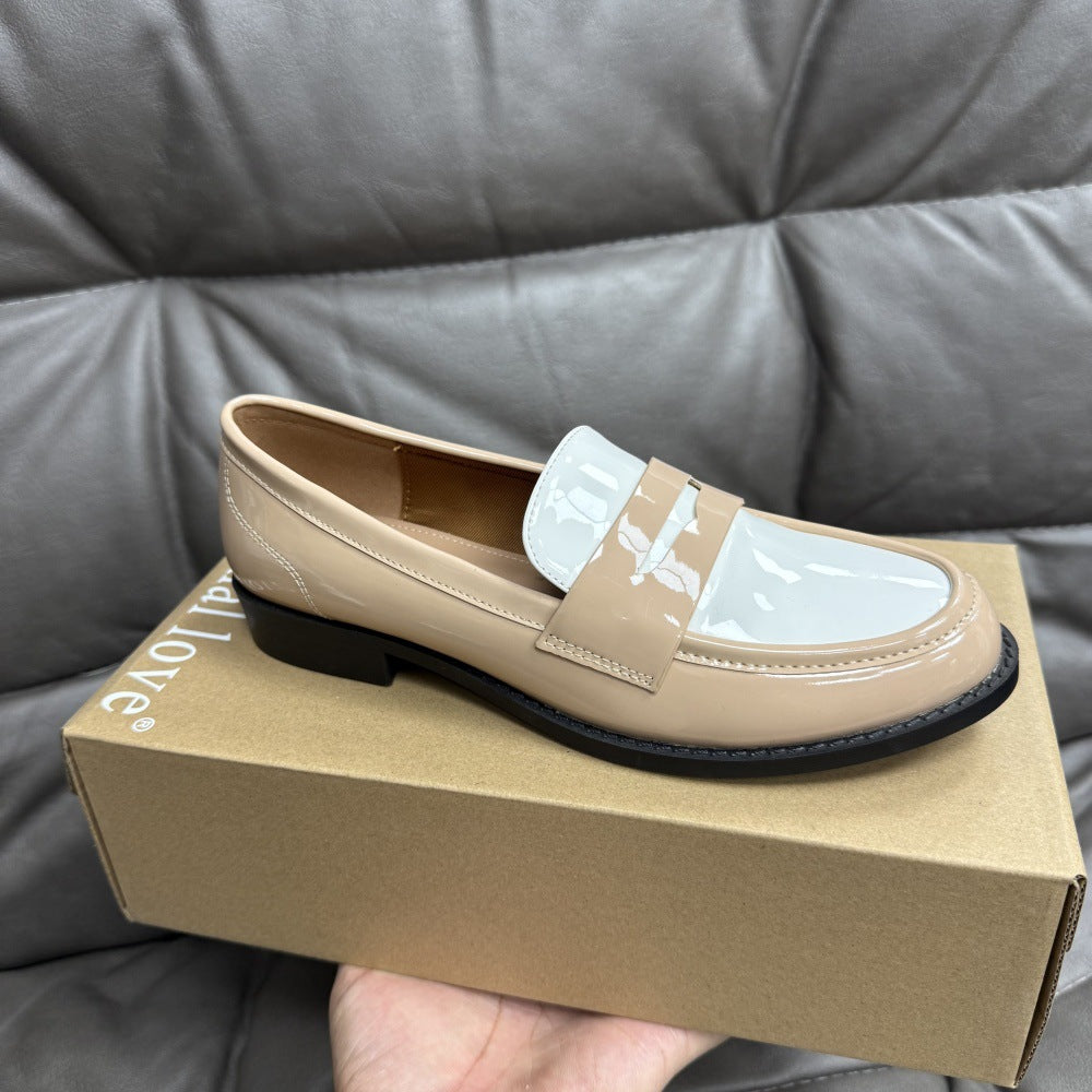 Leather Slip-on British-style Casual Loafers Shoes