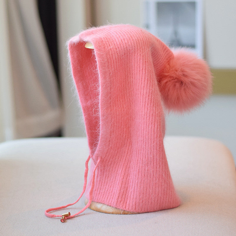 Winter Sweet Cute Rabbit Hair Knitted Hat