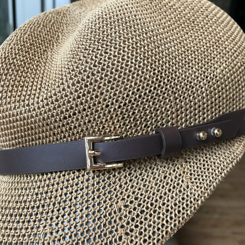 New Sunshade Sunscreen All-match Octagonal Hat Female Korean Version All-match Duck Tongue Beach