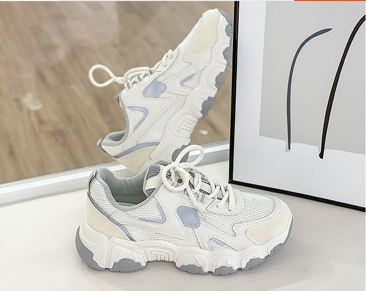 Spring And Autumn All-match Single Shoes Casual White Sneakers