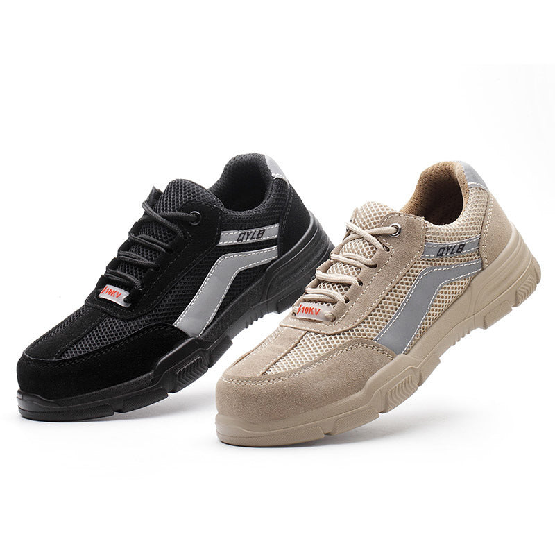 Men's Steel-toed Fallwinter Labor Insurance Shoes Anti-smash And Anti-puncture