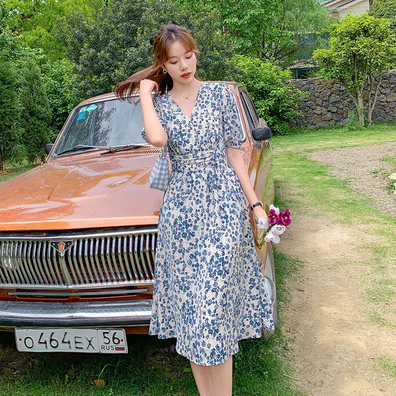 Green Long Dress For Children
