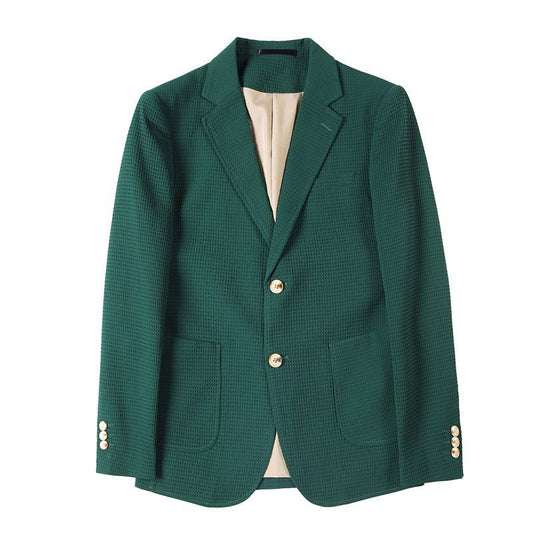 Leisure Suit Autumn Men's Slim Fit Color Business Coat
