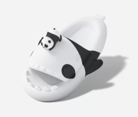Cat And Shark Lovers Thick Soled Non Slip Slippers