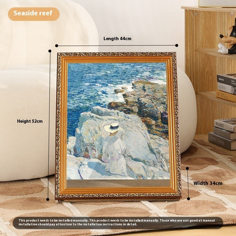 Retro Golden Cat Nest Cat Scratch Board Toy