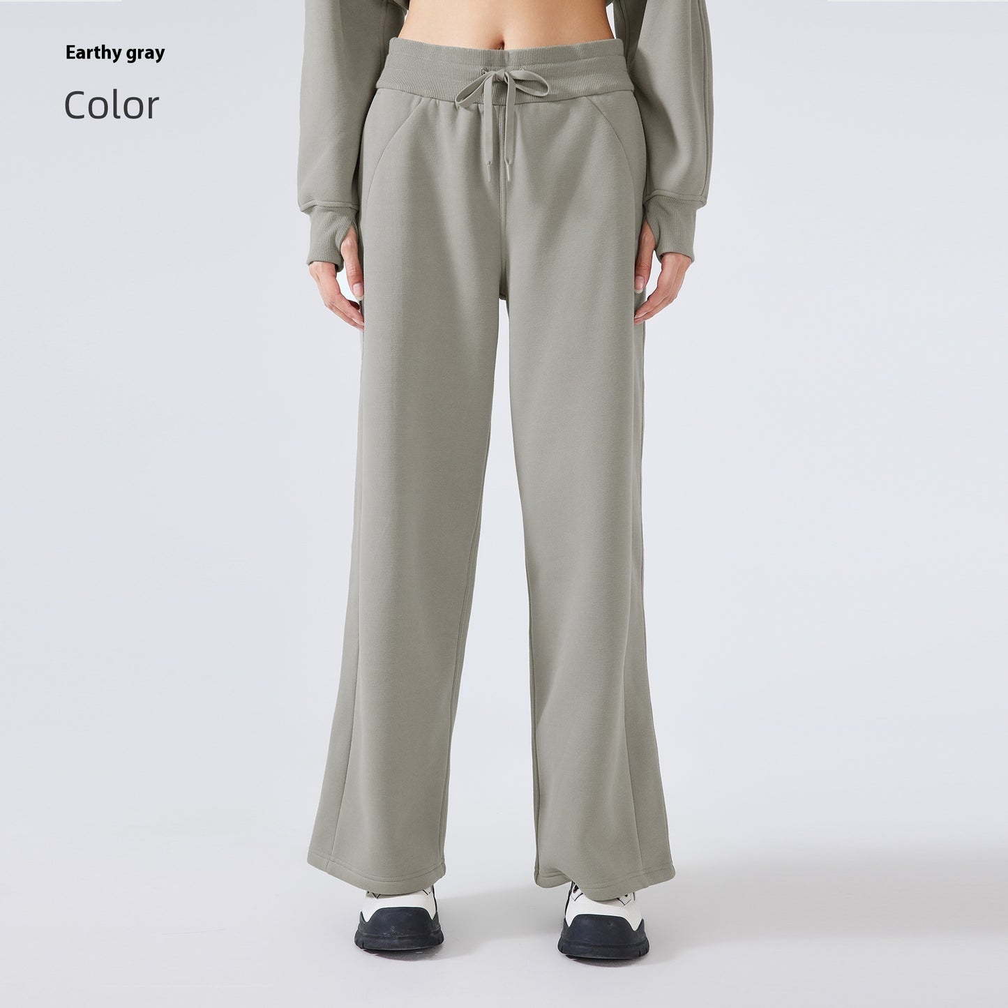 Fleece-lined Warm Fitness Track Sweatpants