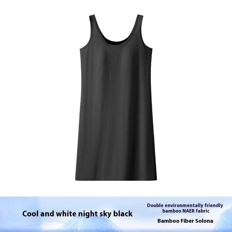 Camisole Thin Pajamas Women's Bamboo Fiber