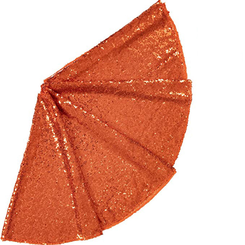 Polyester Golden Bottom Apron Decorative Sequins