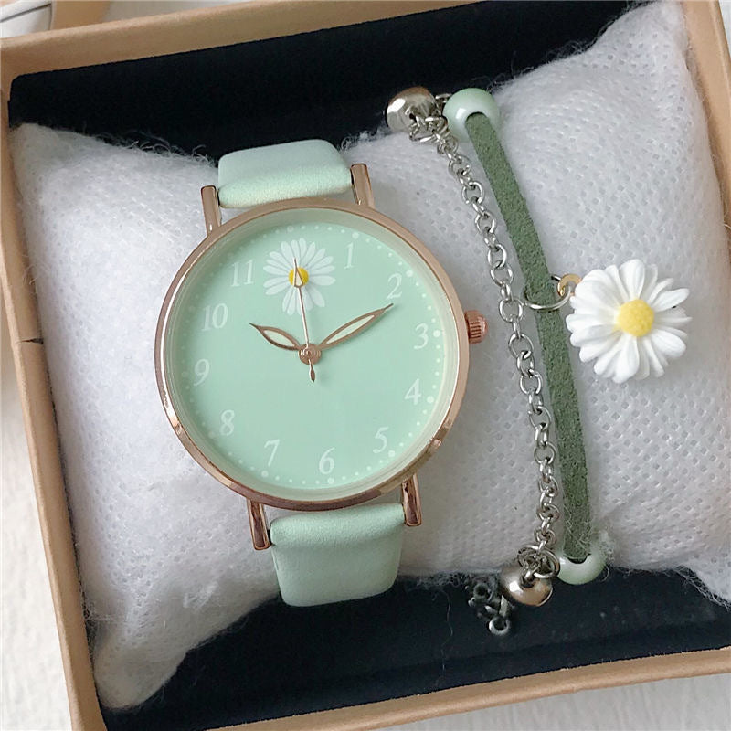 match Fashion Trendy Girls' Cute Quartz Watch Set