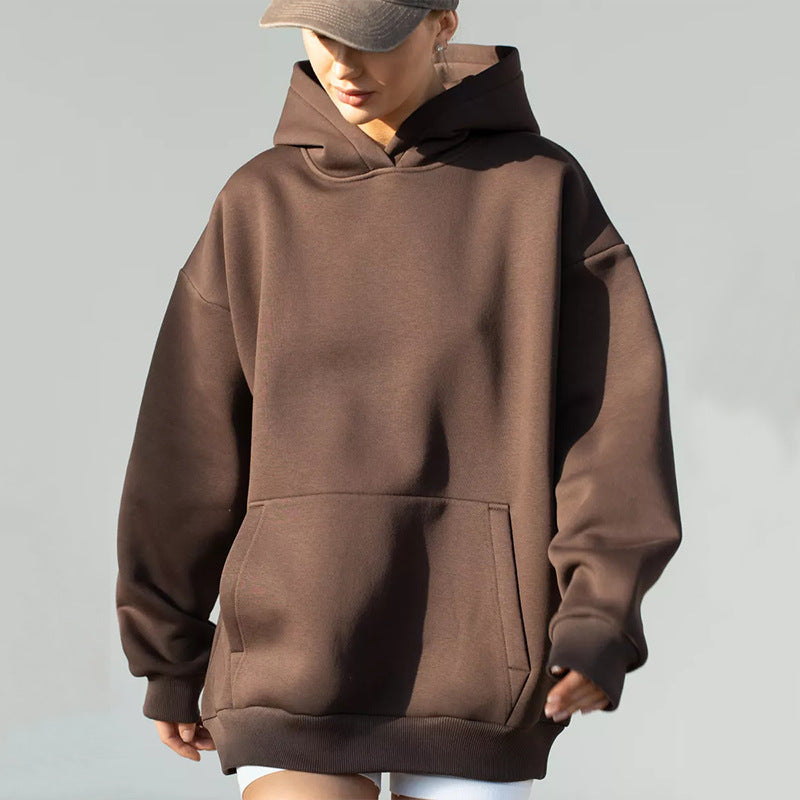 Women's Long-sleeved Hooded Sweater