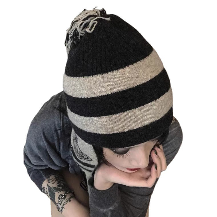 Hat Middle Ancient Knitting Wool Ear Protector