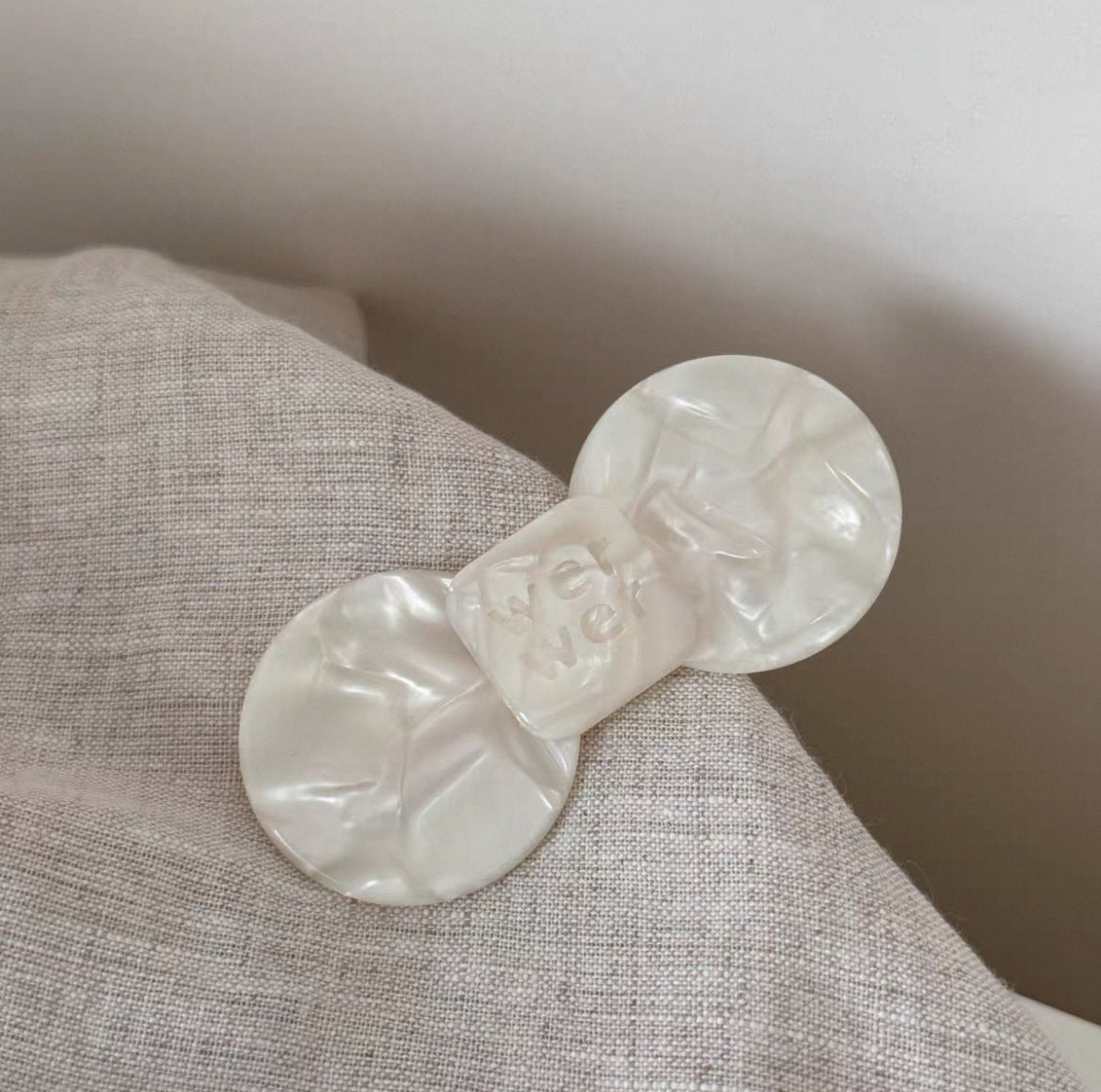 South Korea Sweet Girl Letter Bow Barrettes