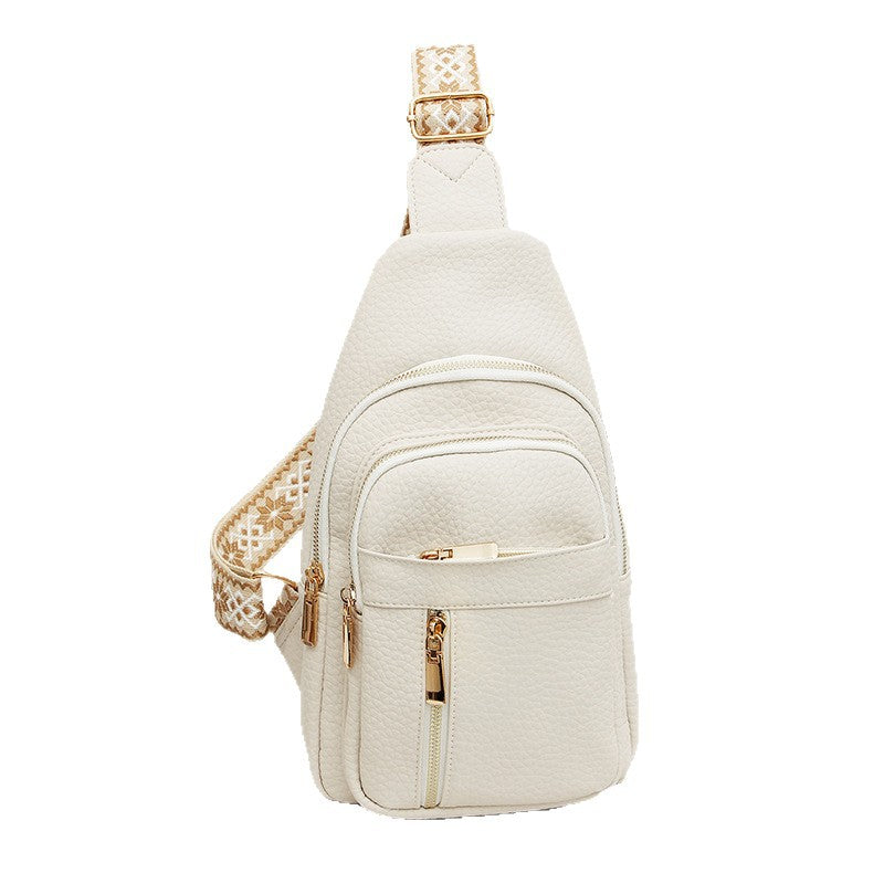 Soft Leather Retro Crossbody Bag
