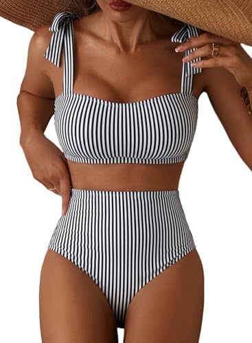 Women's Lace-up Two-Piece Bikini Set