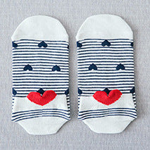 Invisible Three Dimensional Trend Student Boat Socks