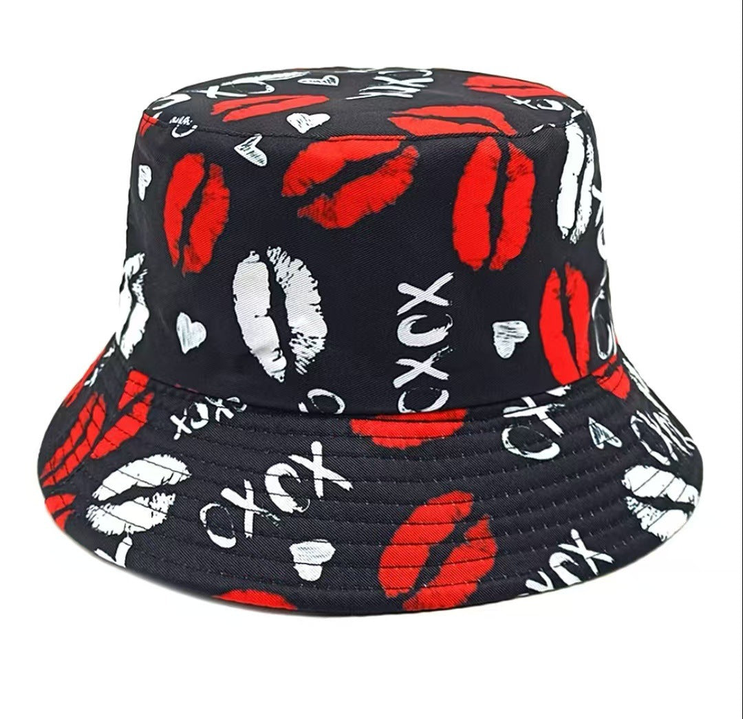 Creative Pattern Series Double-sided Wear Sunshade Breathable Bucket Hat