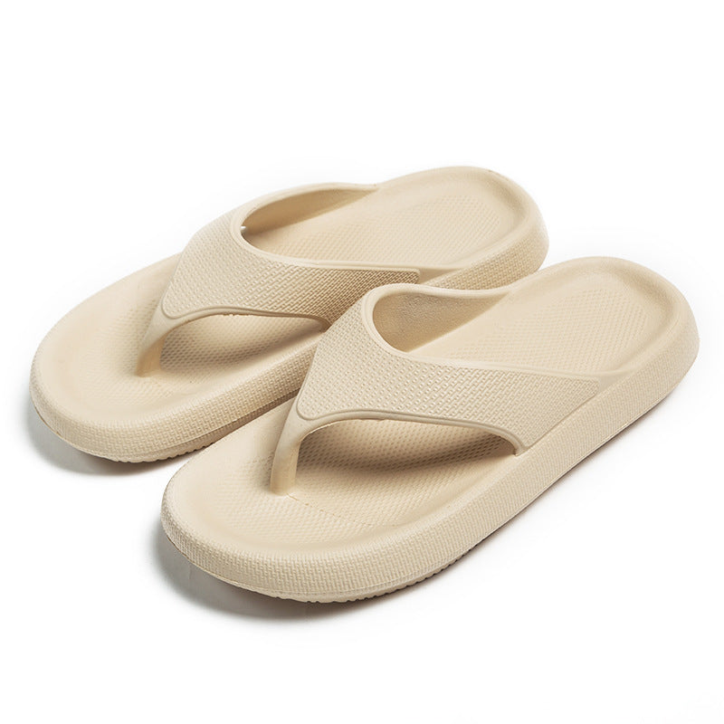 Women's Summer Thick Sole Herringbone Bathroom Home Slippers