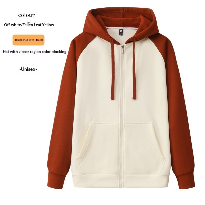 AutumnWinter Raglan Hoodie With Long Sleeves