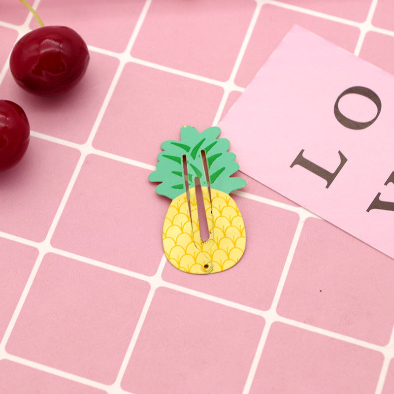 Paint Fruit Barrettes Color Printing Watermelon Strawberry