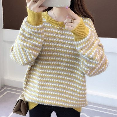 Womens Loose Stylish Knit Base Layer Top For Layering