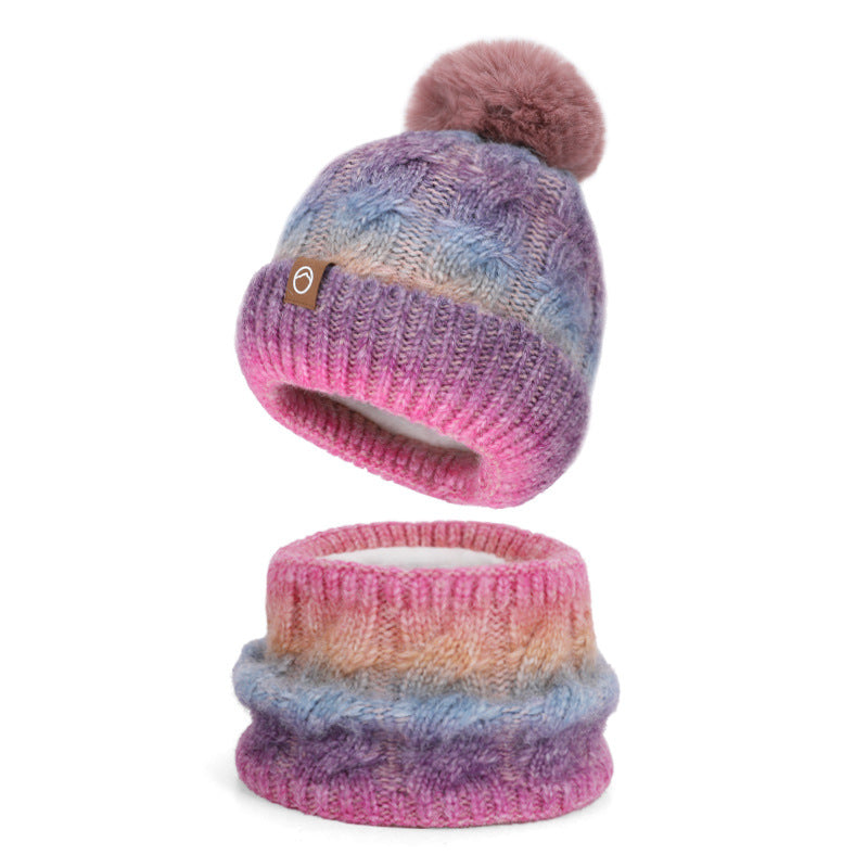 Gradient Knit Casual Women's Hat