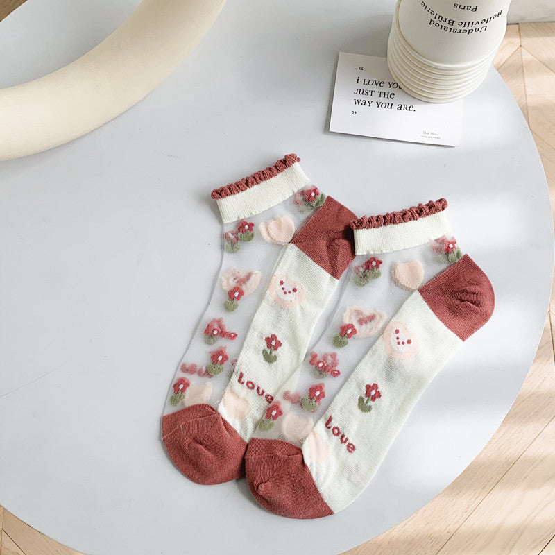 Thin And Cool Vintage Socks In Early Summer