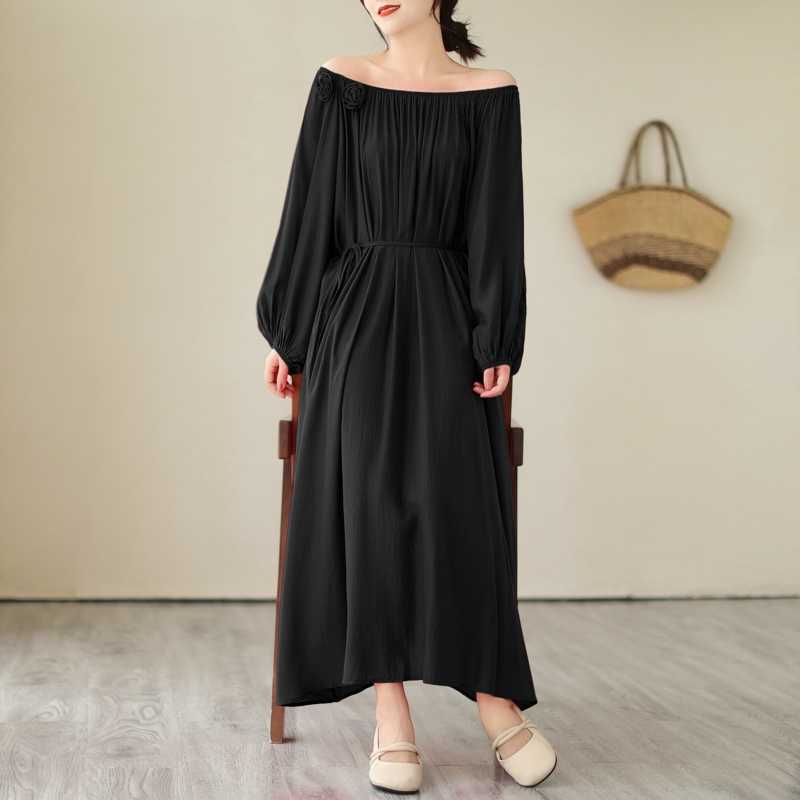 New Loose Fitting Flattering Below The Knee Length Dress