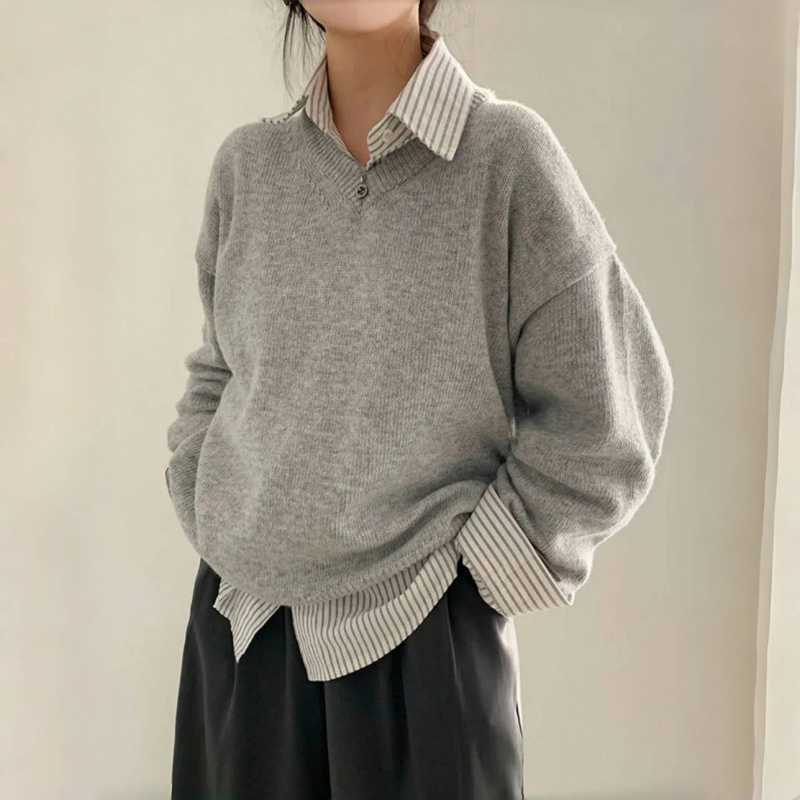 Women's Pullover Mid-length Warm Top