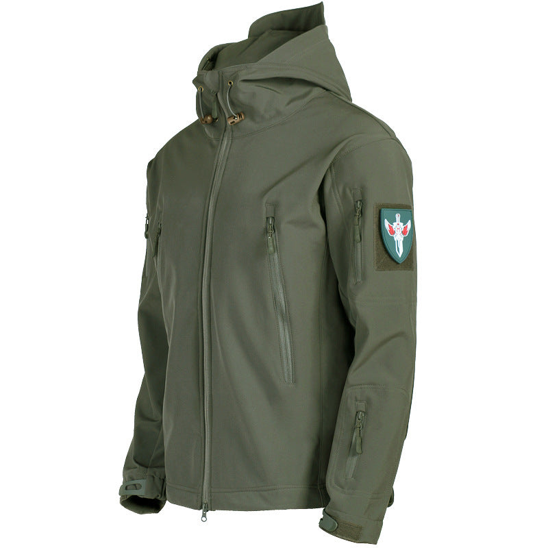 Men's Shell Jacket Trench Coat