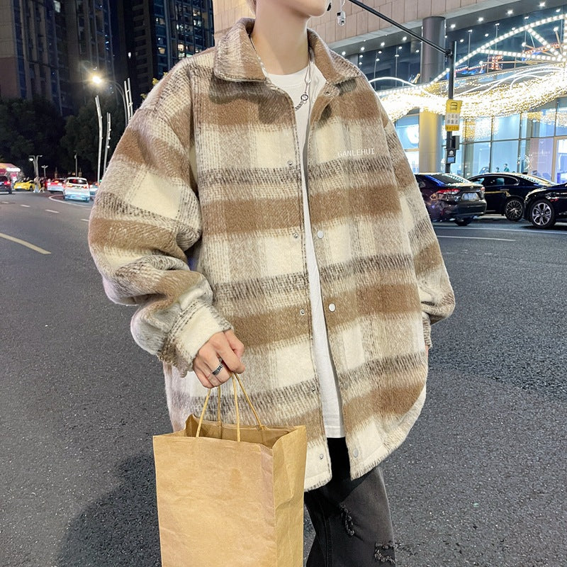 Retro Short Coat New Padded Lapel Casual Jacket