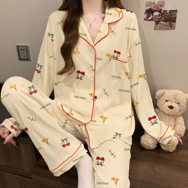 High-value Korean-style Wrinkled Fabric Womens Suit