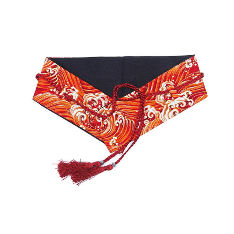 Decorative Japanese Style Retro Waist Tassel Strap
