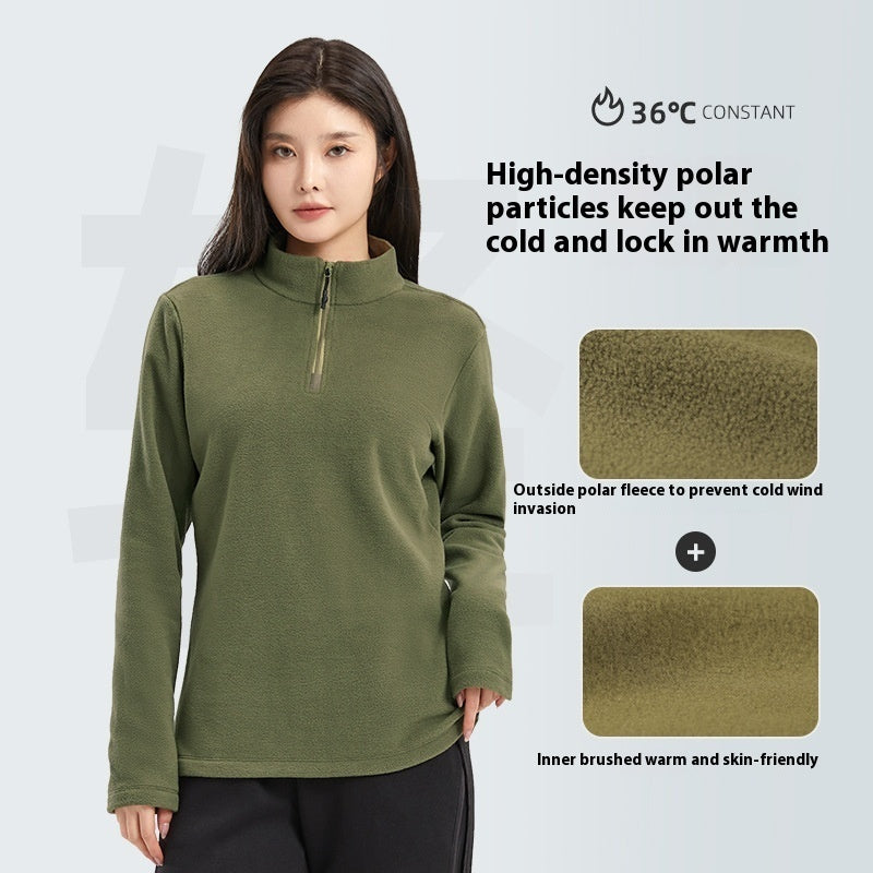 Double-sided Velvet Autumn And Winter Warm Polar Fleece Jacket