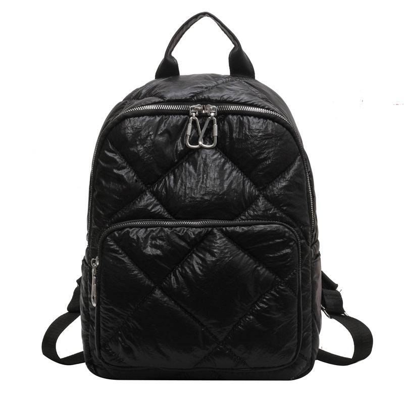 Embroidery Thread Backpack Girls Shopping Korean Simple All-match Cotton