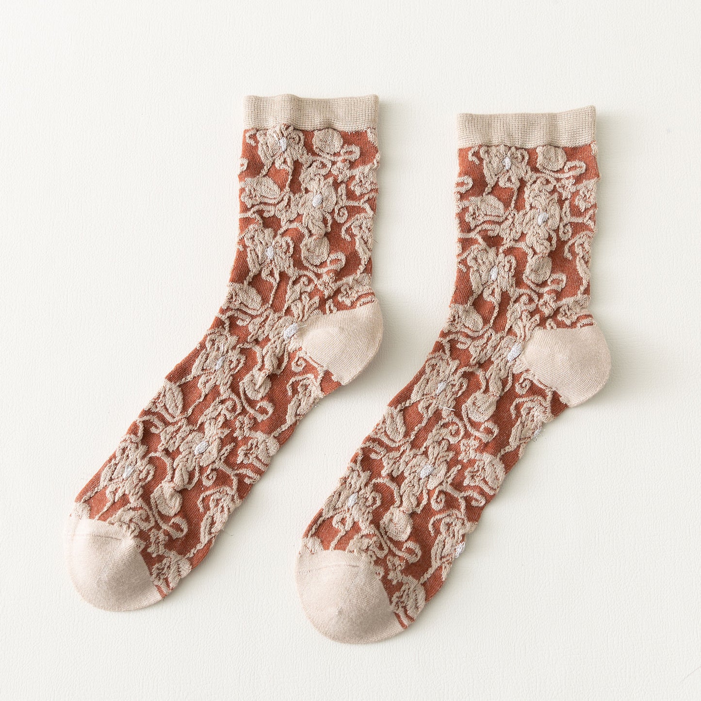 Lolita Modal Cotton Colorblock Women's Socks