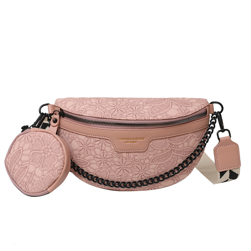 Women's Simple Chest Bag Temperament Chain Comfort And Casual Crossbody