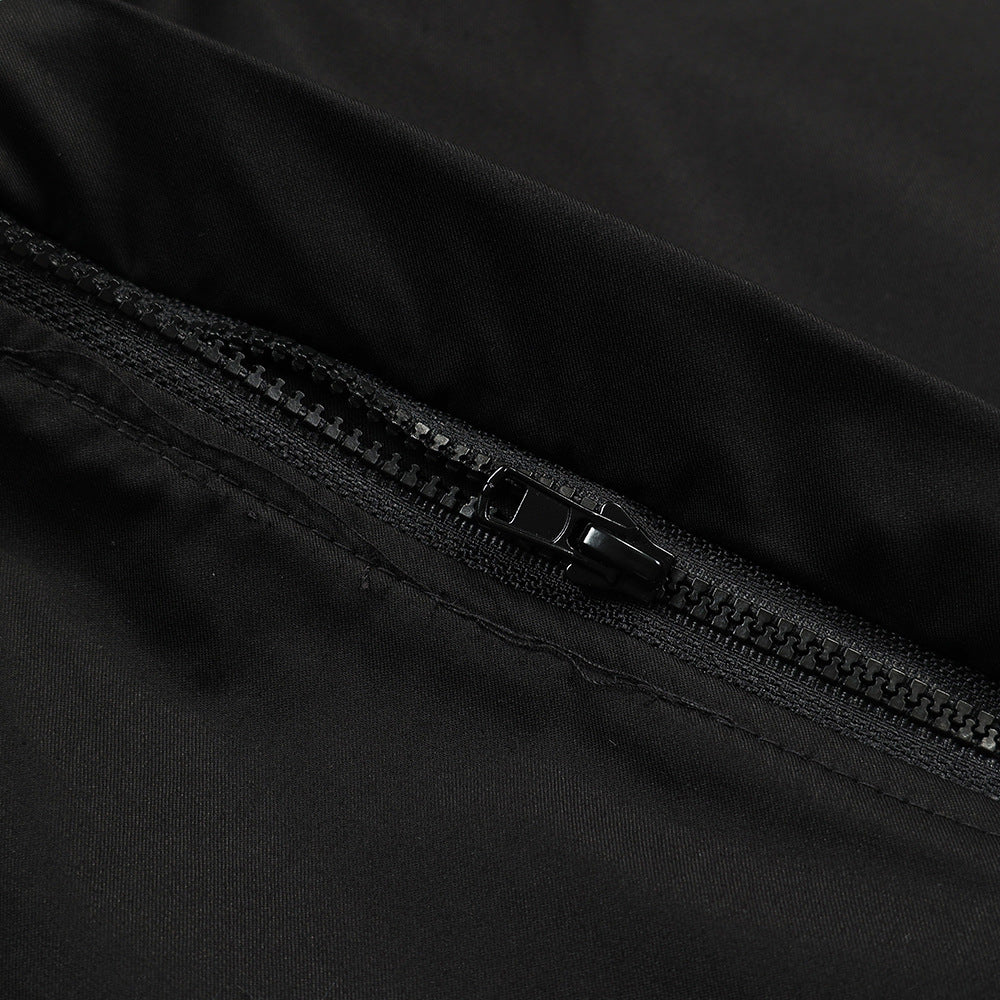 Detachable Sleeve Design Long Sleeve Shirt Men