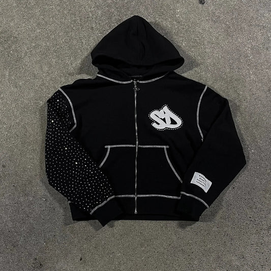 Same Early Autumn Comfort And Casual Personality Street Sweater Jacket