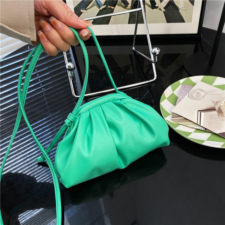 Shoulder Bag Candy Color Dumpling  Messenger Women's