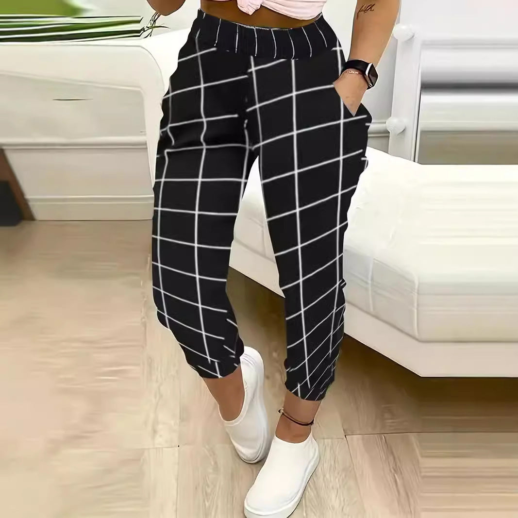 Women's Casual Trousers Lantern Ankle-tied Sports Pants